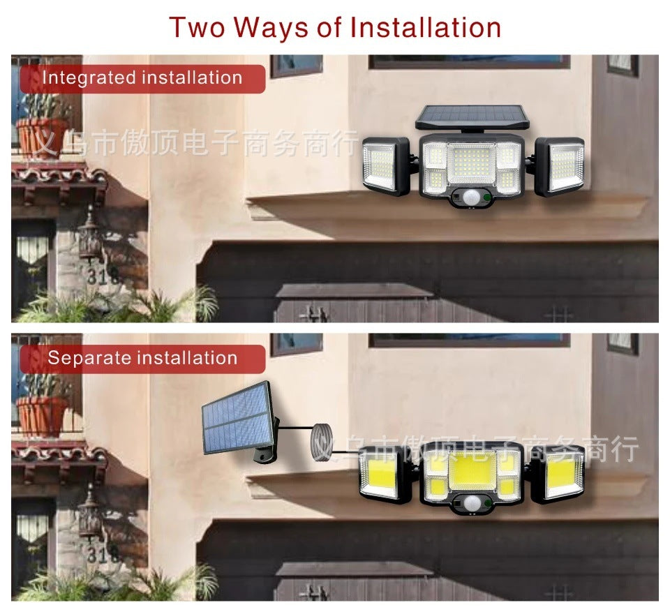Solar Light Outdoor Waterproof Wall Light LED Split Sensor Light Motion Sensor Light Courtyard Light Garden Lamp - 图片 29