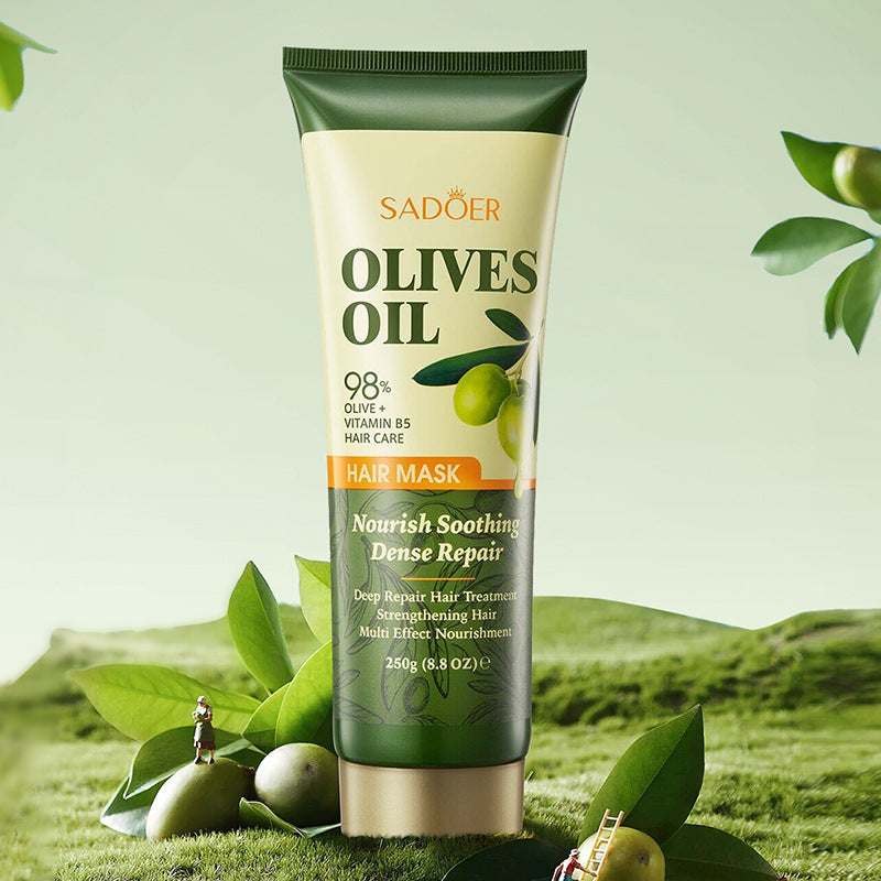 Olive Oil Hair Mask SADOER Repair Smooth Nourishing Hair Conditioner Cross-Border Wholesale - 图片 4