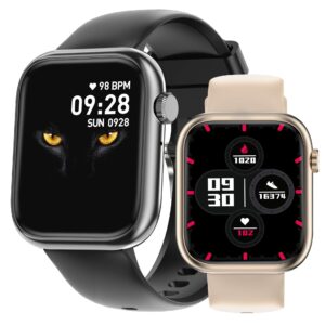 G104Smart Watch1.83inch Bluetooth Call True Heart Rate Pedometer Sleep Stress Monitoring Sports Watch