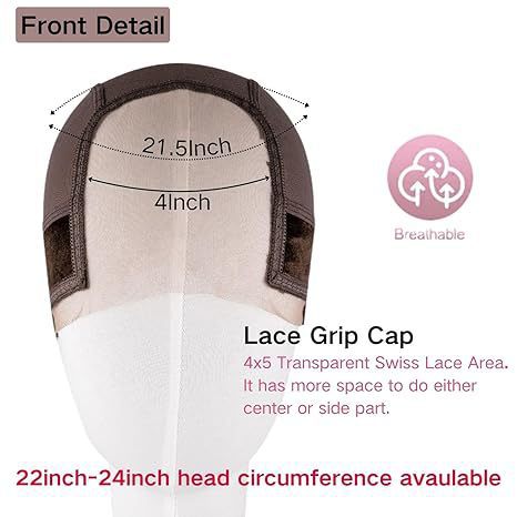 U Fashionable Wig Cap for Export4*5Velvet Lace Wig Cap dome mesh cap - 图片 3