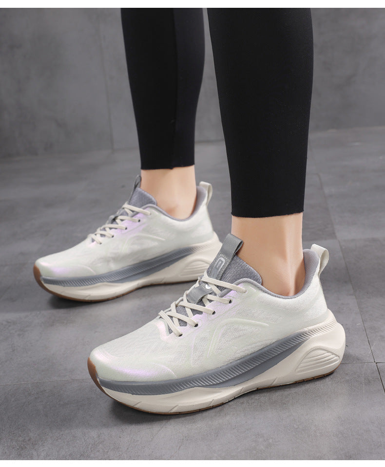 Professional Running Shoes for Men and Women, Spring and Summer New Soft Sole, Lightweight, Shock Absorption, Breathable, Jump Rope, Non-Slip, Marathon Walking Shoes - 图片 47