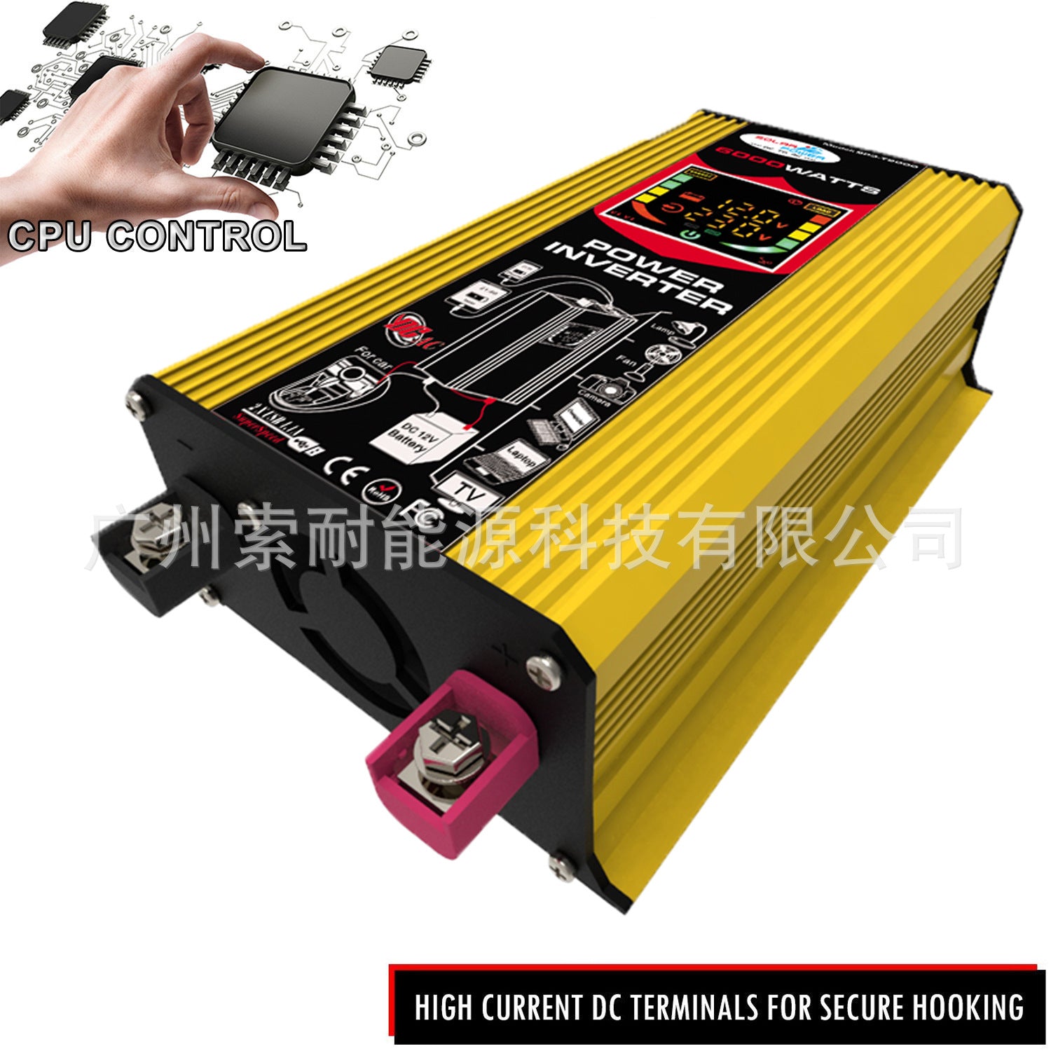 Export Car Inverter500W 12V Turn110V 220V Smart Display car inverter - 图片 20