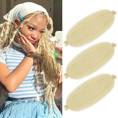 Factory In-Stock African Hand-Torn Caterpillar Wig Synthetic Long Curly Hair Marley Braid Fluffy Short Curly - 图片 3