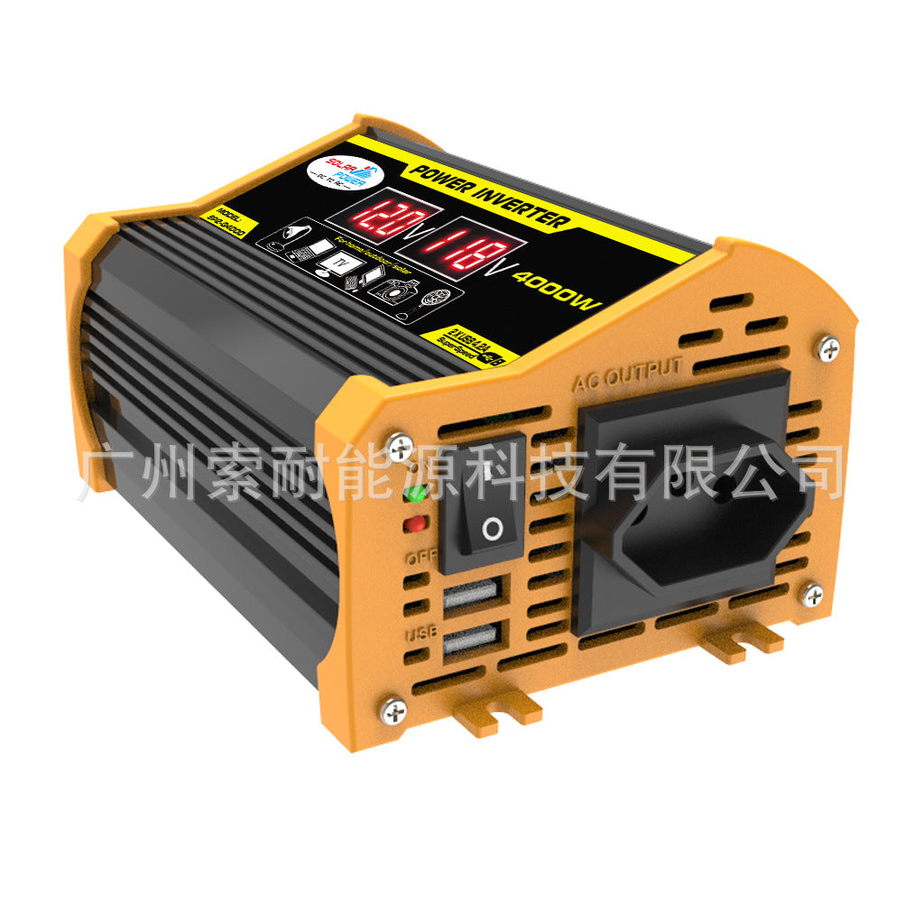 Vehicle Inverter300W 12V Turn110V 220V Voltage Display E-commerce power inverter - 图片 14