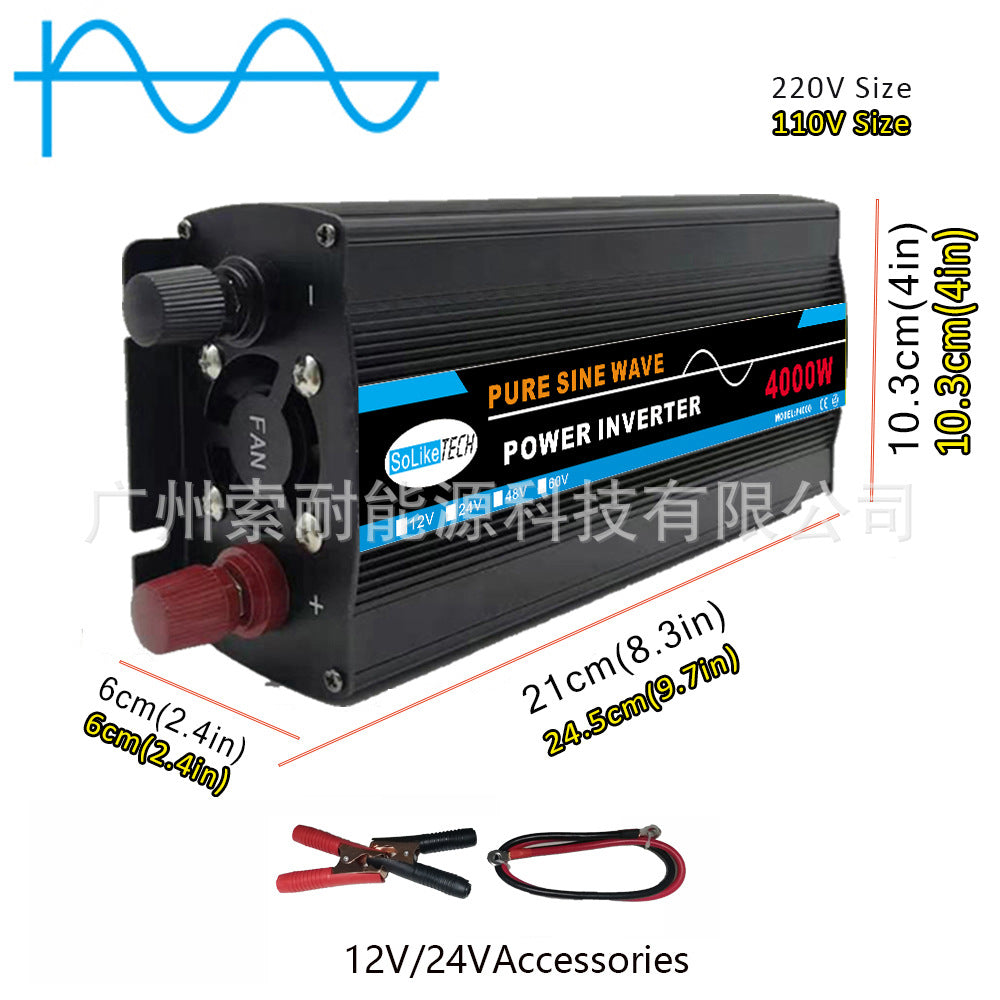 DC12V/24V Turn AC110V Pure Sine Wave Inverter500W 800W 1000W 1500W 2000W - 图片 11