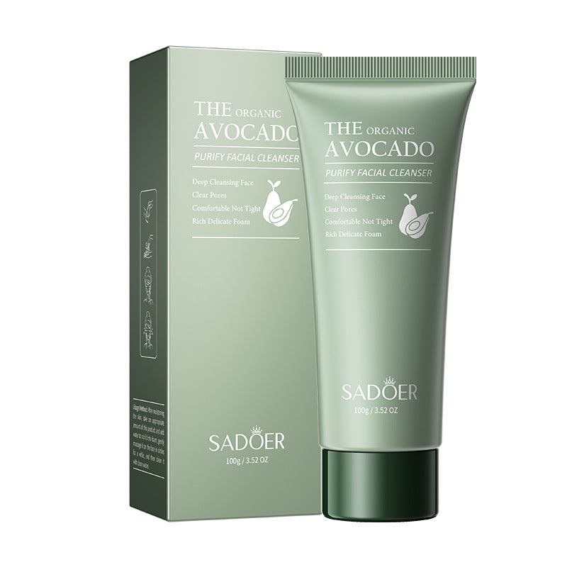 Avocado Skincare Set SADOER Cleansing, moisturizing and moisturizing six-piece set foreign trade wholesale - 图片 5