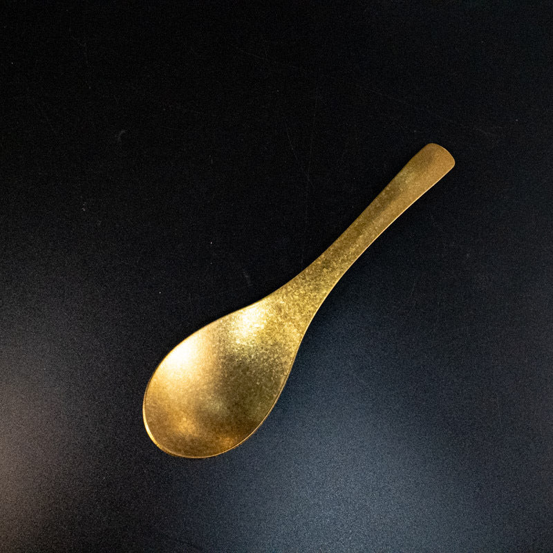 Pure Titanium Spoon Household Uncoated Ice Flower Craft Outdoor Pure Titanium Soup Spoon Hot Pot Wide Spoon High Temperature Coloring Titanium Soup Spoon - 图片 7