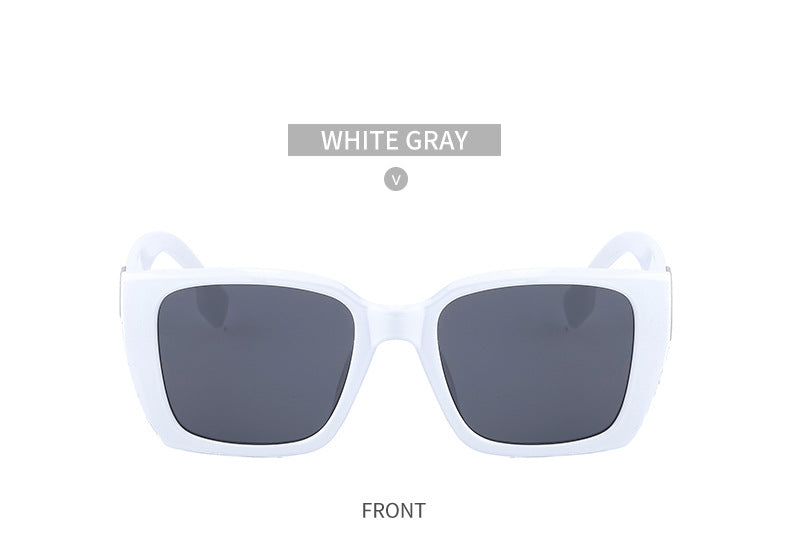 2025New Sunglasses for Women Trendy New European and American Fashion Chain Square Frame Sunglasses for Women Necklace Pendant sunglasses - 图片 38