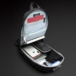 OZUKO Men's Chest Bag Anti-Theft Waterproof Chest Bag Trendy Fashion Crossbody Bag Large Capacity Business Shoulder Bag