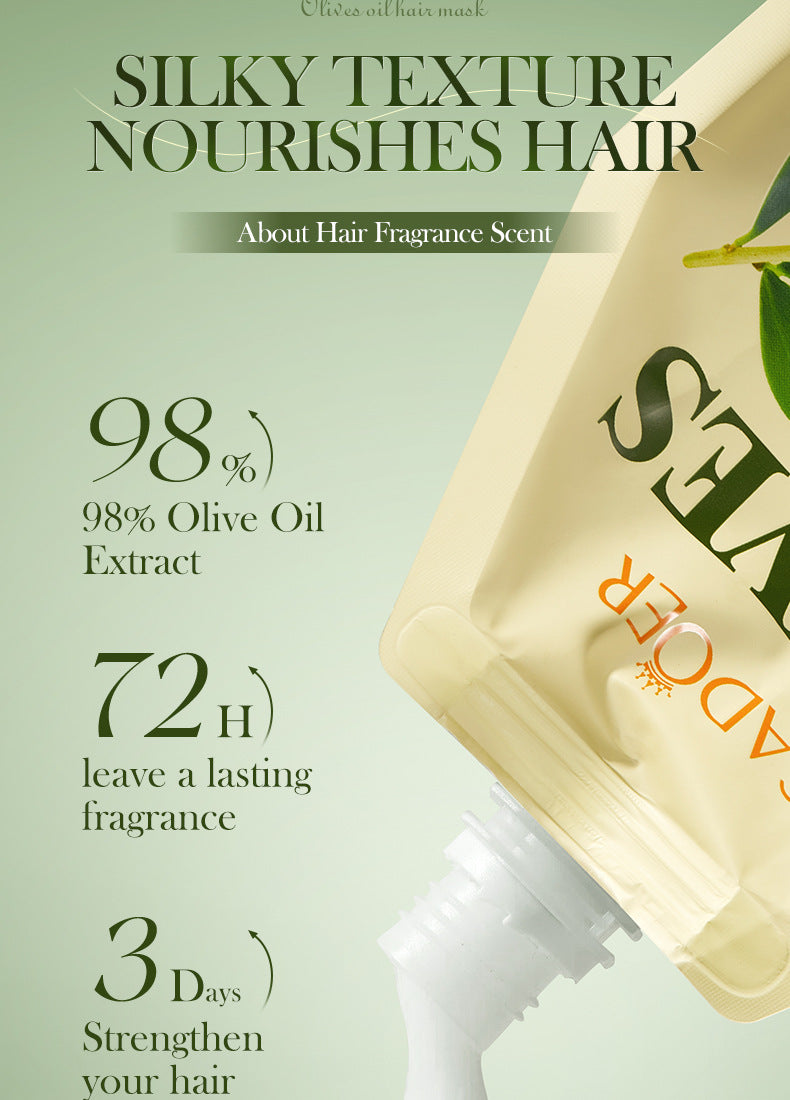 Olive Oil Hair Mask350g SADOER Repair and Improve Frizz Bagged Hair Mask Cross-Border Wholesale - 图片 22
