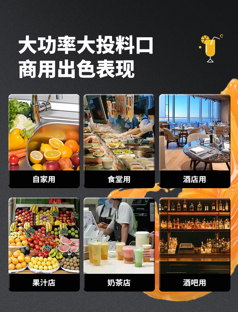 Dropshipping Juicer with Pulp Separator, Small Household Juice Maker, Stainless Steel Multifunctional Fruit Extractor - 图片 29