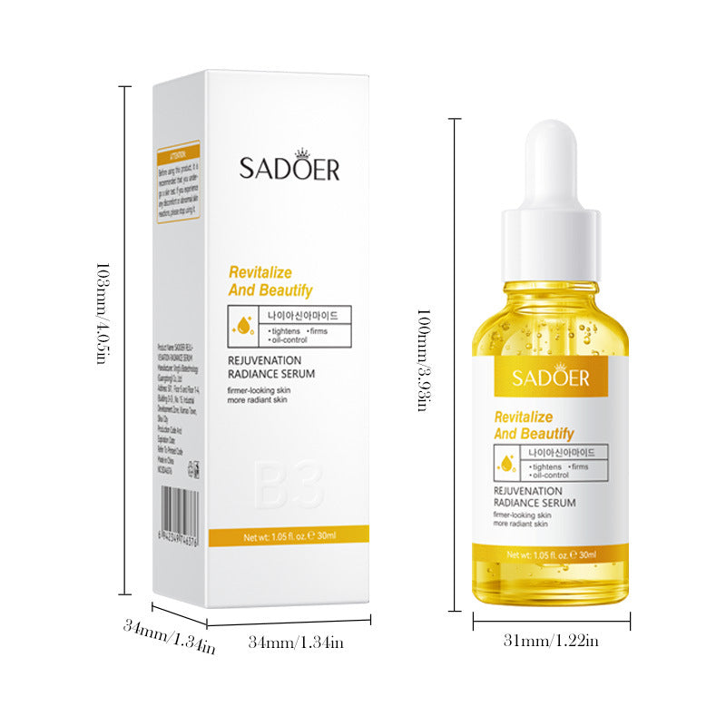Skin Rejuvenation and Brightening Serum SADOER Moisturizing and Hydrating Essence Gel Cross-Border Wholesale - 图片 5