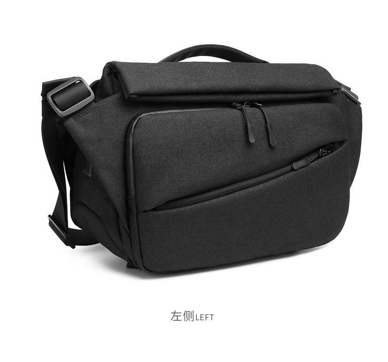 OZUKO Men's Messenger Bag Functional Trendy Brand Large Capacity Sports Waterproof Crossbody Shoulder Commuting Travel Small Backpack - 图片 20