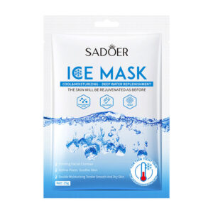 Ice Mask25g SADOER Deep Hydration Moisturizing Refreshing Face Mask Sheets Wholesale for Cross-Border Trade