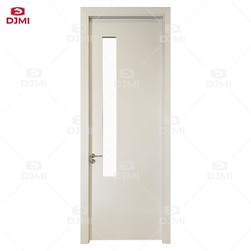 For Interior High Quality Modern Solid Core Wooden Prehung Interior Slab Doors White Casement Flush Door for House - 图片 3