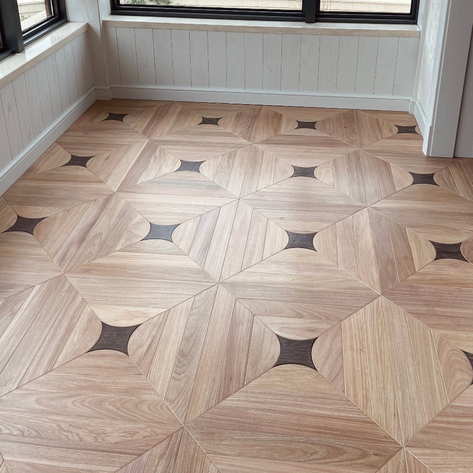 15mm Customizable Square Rosewood Parquet Wood Flooring | Multi-Layer Engineered Panels Outdoor Waterproof Luxury Premium - 图片 4