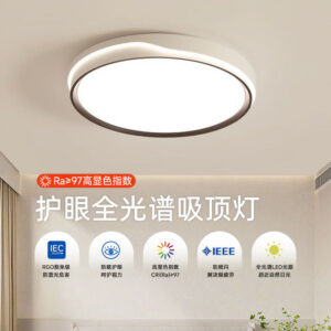 Full Spectrum Bedroom Lamp Cream Style Room Lamp Simple Modern Living Room led Eye Protection Ceiling Lamp Children's Room Lamp