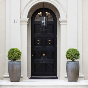 Custom Cheap Wholesale Sales Reasonable Price Wooden Entry Exterior Doors 36x80 Wood Arched Exterior Door