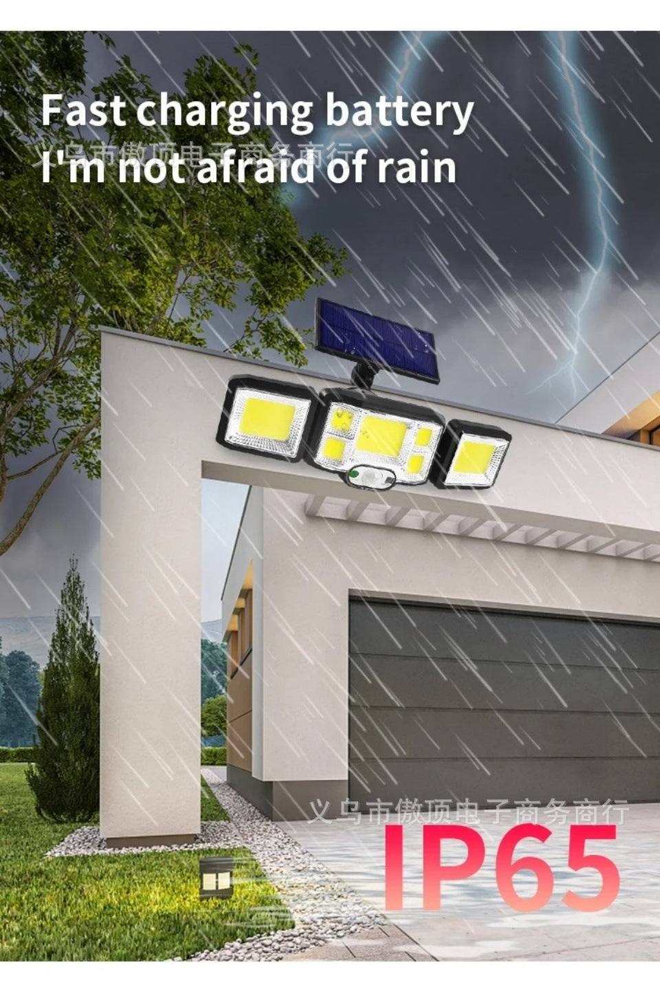 Solar Light Outdoor Waterproof Wall Light LED Split Sensor Light Motion Sensor Light Courtyard Light Garden Lamp - 图片 13