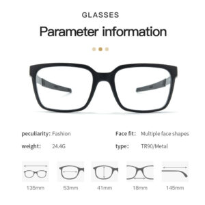 New Sports Glasses Frame TR Metal Frame Glasses Legs Frame Wholesale Export In Stock Cycling Glasses