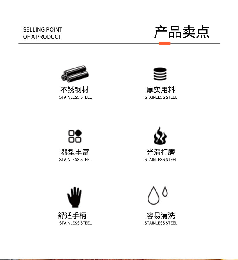 410Stainless Steel Cutlery Hotel Restaurant Hammered Knife Fork Spoon Set Western Small Waist Bark Pattern Steak Knife Fork - 图片 24