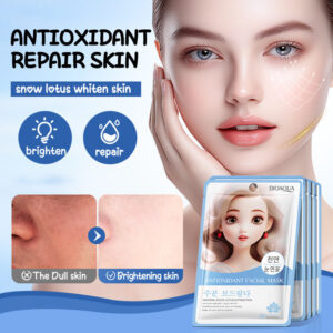 Snow Lotus Whitening Mask BIOAOUA Skin rejuvenation, hydration, oil control, moisturizing face mask cross-border wholesale
