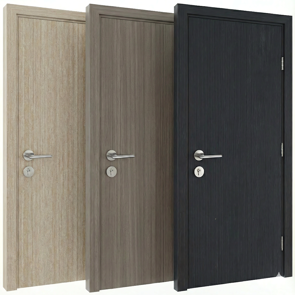 China Fire Doors Supplier Custom Hotel Room Wood Door Fireproof Smokeproof HPL Wooden Fire Resistant Doors for Hotel Project - 图片 5