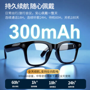 Source Manufacturer ai Smart Bluetooth Glasses HD Camera Photo Support Live Streaming Long Battery Life Wearable Device New Product