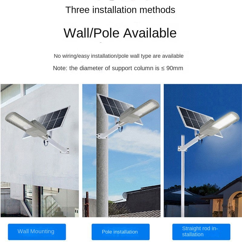 Blast Project Solar Garden Lights Waterproof LED Street Lights for New Rural Factory District IP65 Rating-Wholesale - 图片 4