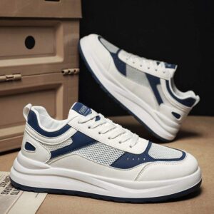 Men's Shoes2025New Summer Breathable Single Mesh Sneakers Men's Sports Casual Shoes Student Simple White Shoes Men's Style