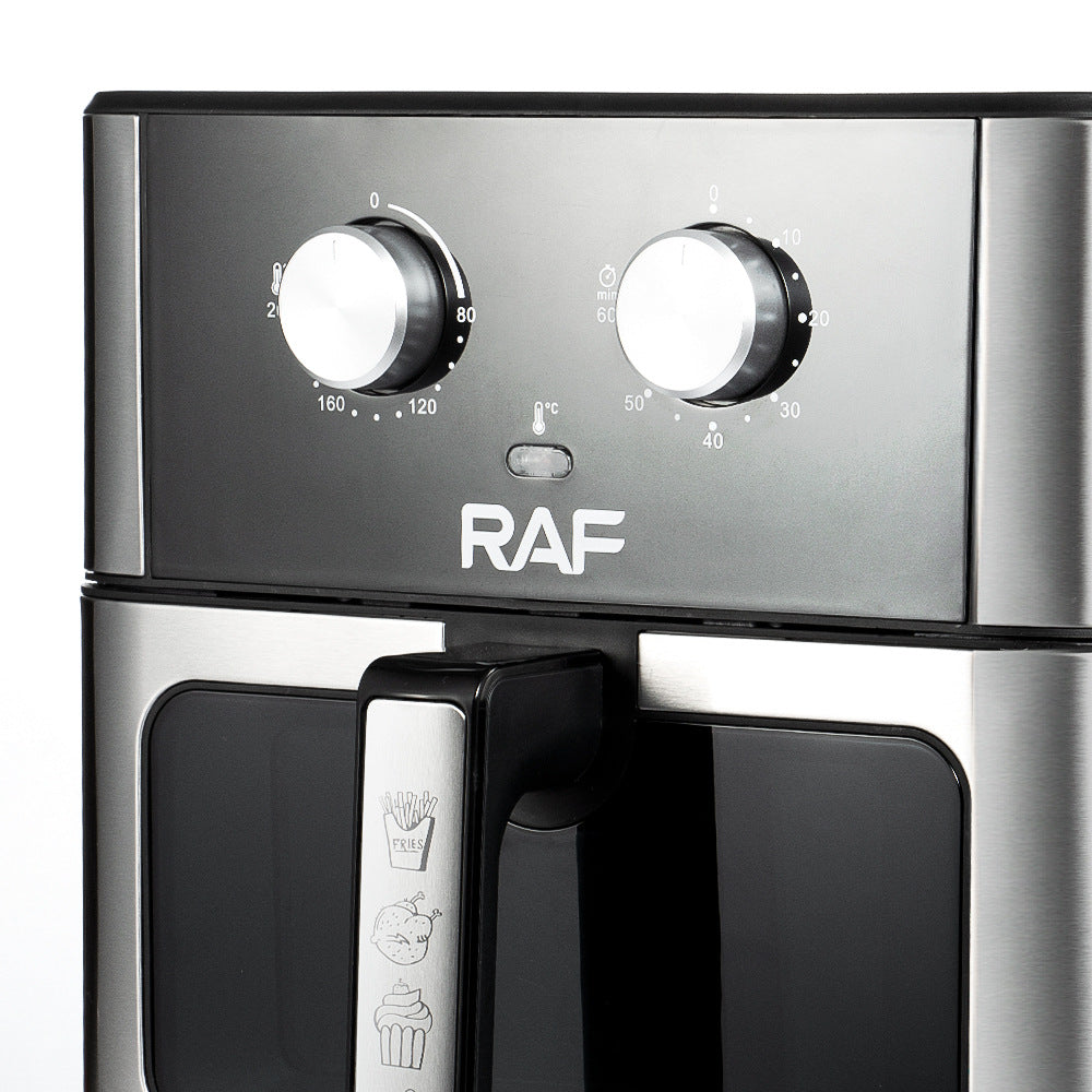 RAF European Standard Household Oil-Free Large Capacity Air Fryer Multi-Functional Smart Oven French Fry Fryer10L - 图片 13