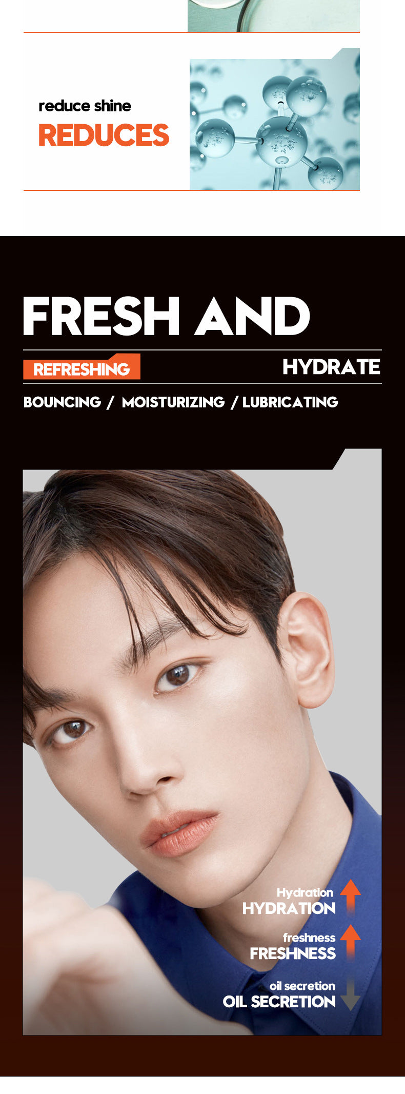 Men's lotion SADOER Cool and Refreshing Men's Vaseline Hydrating Toner Lotion Cross-Border Wholesale - 图片 18