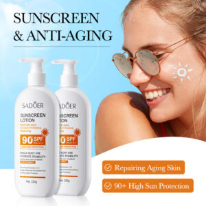 Sunscreen SADOER Clear Anti-Aging Refreshing UV Protection Sunscreen Lotion  Wholesale