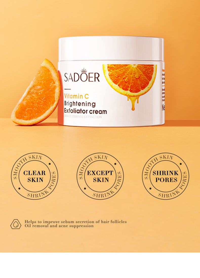 Vitamin C Lotion140g SADOER Deep Cleansing Gel Scrub Cross-Border Foreign Trade Wholesale - 图片 11