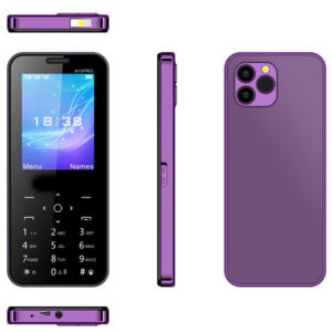 New2G Apple Fruit Style GSM 2.8Large Screen Dual SIM2500mAh Large Capacity15pro Button Function Hand