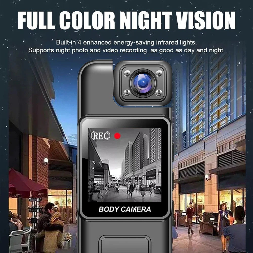 4K Handheld Pocket Camera Portable Recorder Clip Camera HD Infrared Night Vision Recorder - 图片 17