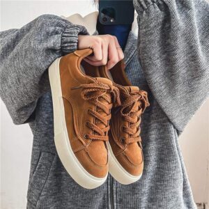 Men's Trendy Shoes2025New American Retro Niche Casual Sneakers ins Internet Celebrity Versatile White Sneakers
