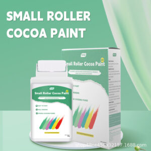 Small Roller Brush Paint Indoor Wall Coating White Wall Paint Odorless Self-Brushing Roller Paint White Wall Repair Latex Paint