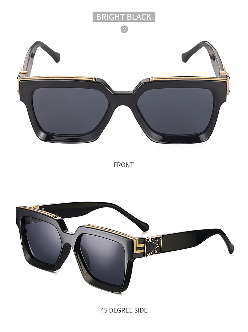 86229Small Frame Sunglasses for Women, European and American Style, Small Size, 0k Rich Man Same Style Sunglasses for Men, Trendy sunglasses - 图片 29