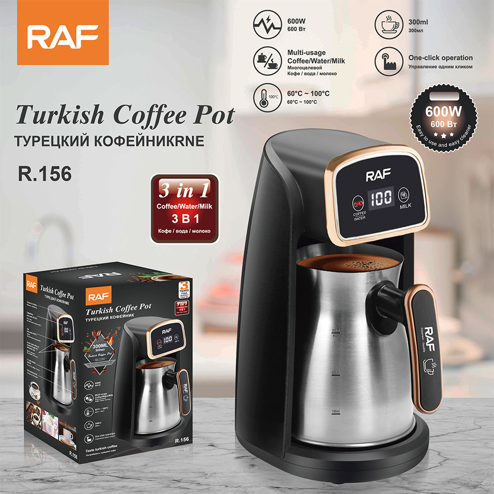 RAF Home Heating Stainless Steel New Turkish Coffee Pot Portable Office Coffee and Tea Maker R156 - 图片 17