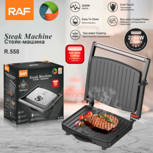 RAF Household Sandwich Maker Breakfast Machine Grilled Meat and Sausages Toaster Steak Grill Machine EU Standard