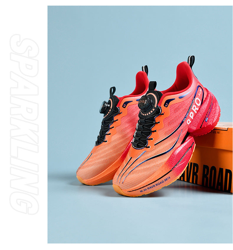 Red Rabbit8pro Hot-selling Parent-Child Breathable Running Shoes Professional Racing Anti-Slip Student Cushioning Rotating Button Sports Shoes - 图片 27