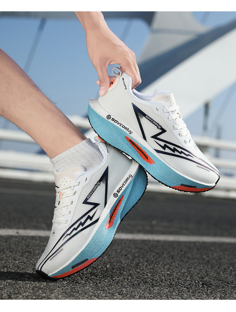 2025New Professional Running Shoes Sports Shoes Breathable Versatile Trendy Men Couples Youth Campus Casual Racing Training Shoes - 图片 29