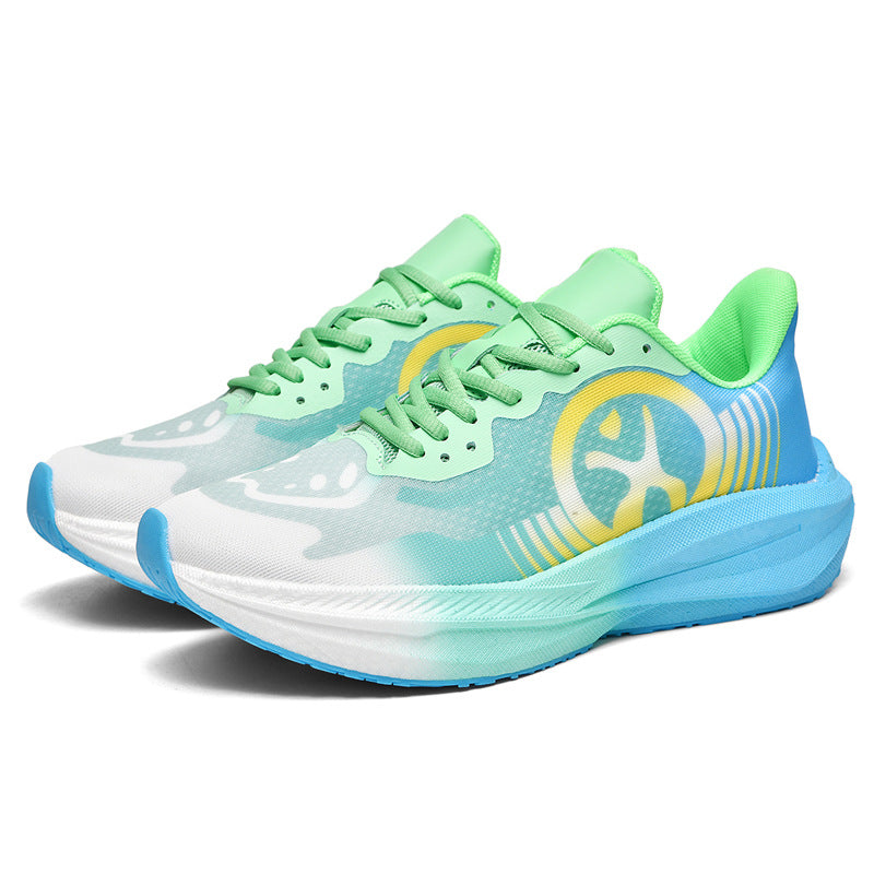 Massk New2025Carbon Plate Popcorn Bottom Running Shoes Men's Marathon Children's Sports Shoes Training Shoes - 图片 7