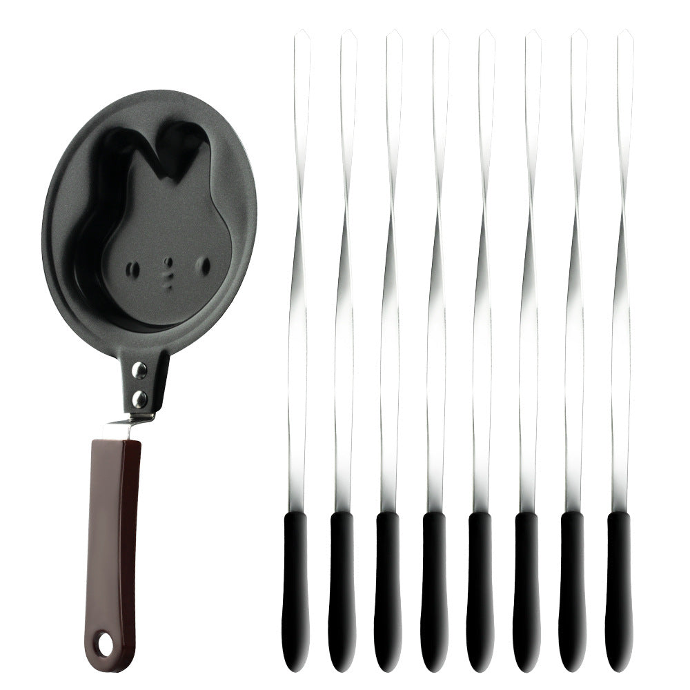 RAF European Standard BBQ Grill Skewer Machine Household Multifunctional Grilling and Frying Integrated Smokeless Charcoal Grill R.8619 - 图片 19