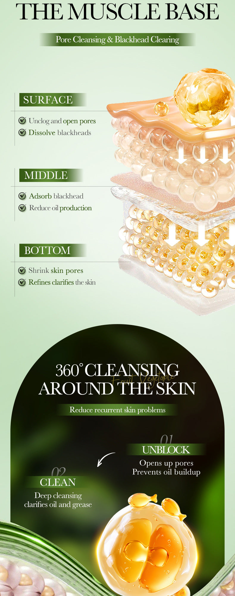 Fruit and Vegetable Cleansing Mask SADOER Deep Cleansing Facial Mud Mask Wholesale - 图片 13