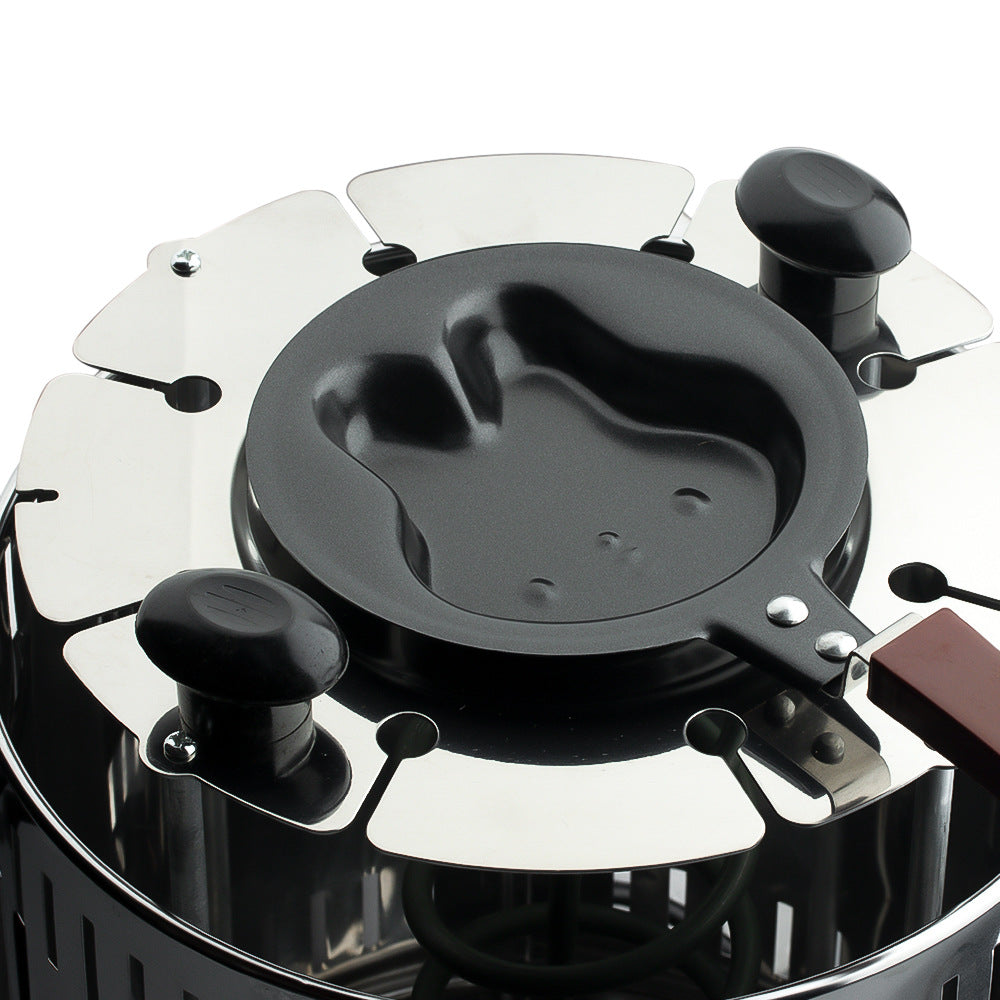 RAF European Standard BBQ Grill Skewer Machine Household Multifunctional Grilling and Frying Integrated Smokeless Charcoal Grill R.8619 - 图片 9