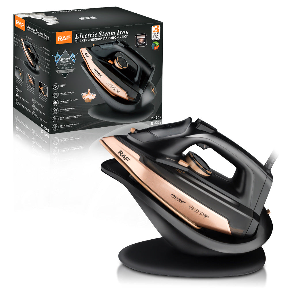 RAF European Standard Steam Iron Portable Ironing Machine Three-speed temperature-adjustable pressure-type high-power electric iron - 图片 11