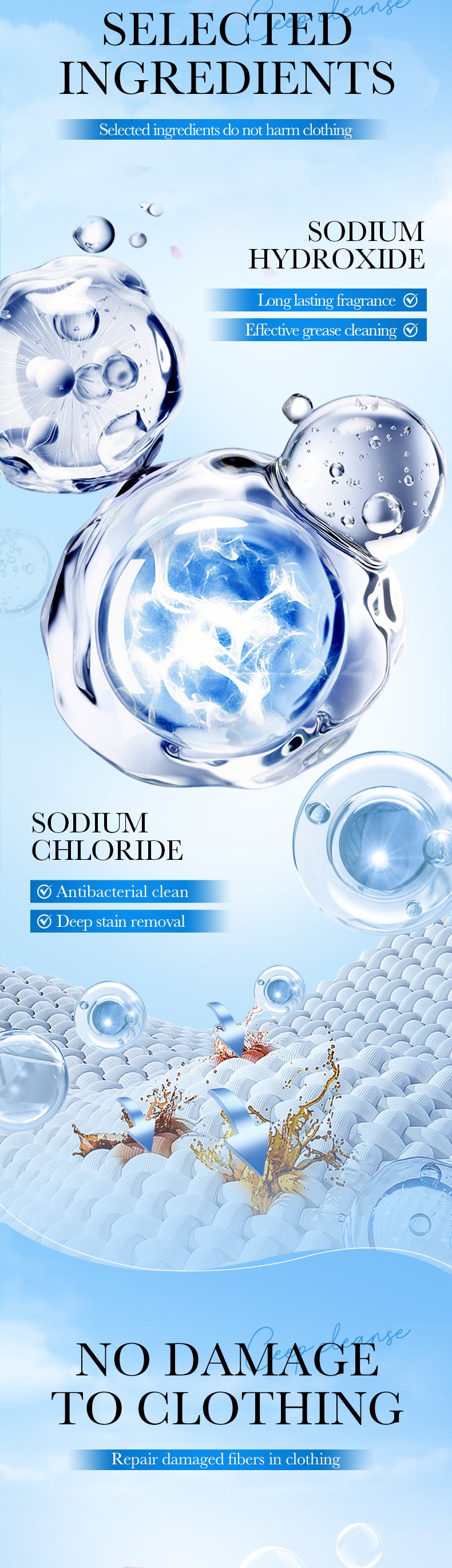 Cross-border Large Capacity Lavender Antibacterial Laundry Detergent2KG Clean Fragrance Export Manufacturer Wholesale - 图片 13