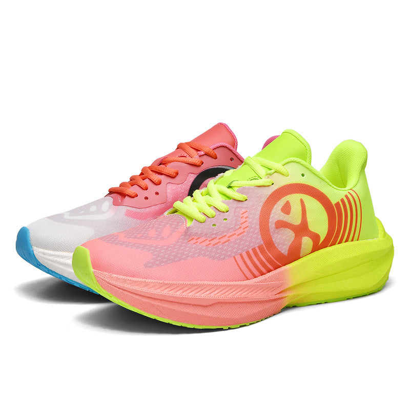 Massk New2025Carbon Plate Popcorn Bottom Running Shoes Men's Marathon Children's Sports Shoes Training Shoes - 图片 6